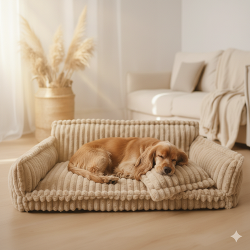 Sofá cama antiestrés para perros y gatos desenfundable y cómodo | CalmHaven