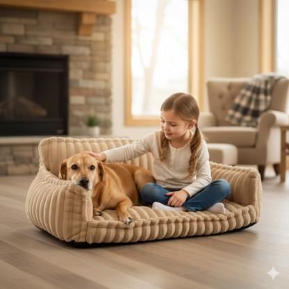 Sofá cama antiestrés para perros y gatos desenfundable y cómodo | CalmHaven