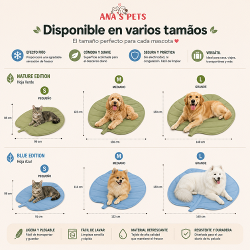 Alfombrilla Refrescante para Perros y Gatos | Efecto Frío sin Electricidad | CoolNest™