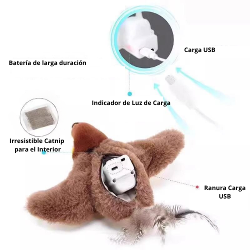 FlyBird – Joguina Interactiva amb Moviment i So per a Gats